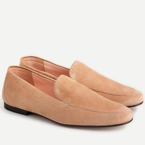 J. Crew Smoking Slipper Loafers in suede